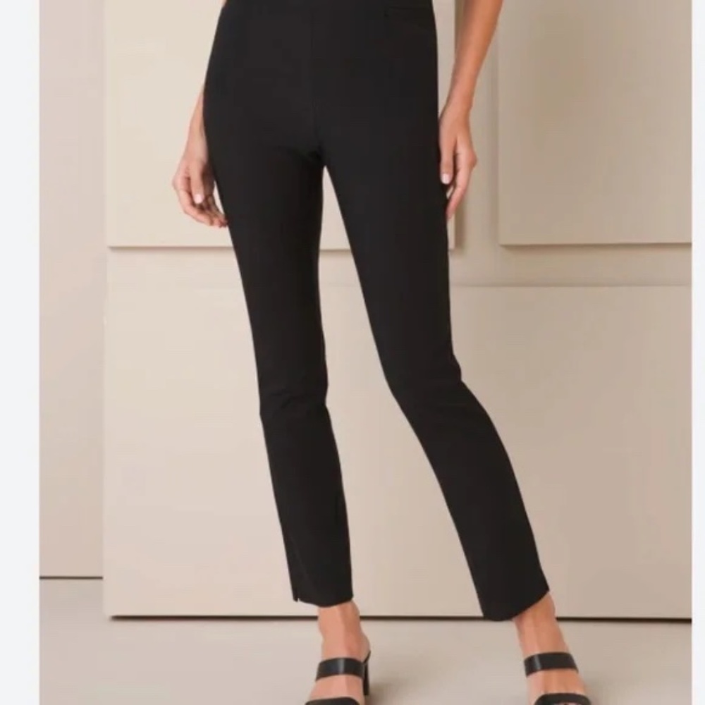 Chicos' Brigitte So Slimming Basic Slit Ankle Pants - Black - Size 1.5 - Picture 3 of 8